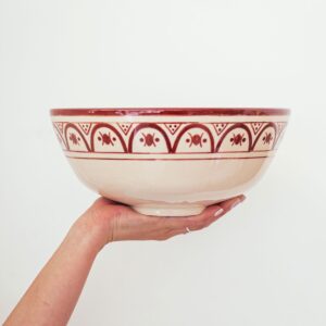 Ensaladera XXL de Cerámica Terracota - Colección Zagora