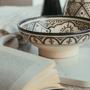 Bowl Grande / Ensaladera de Cerámica Negro - Colección Fez