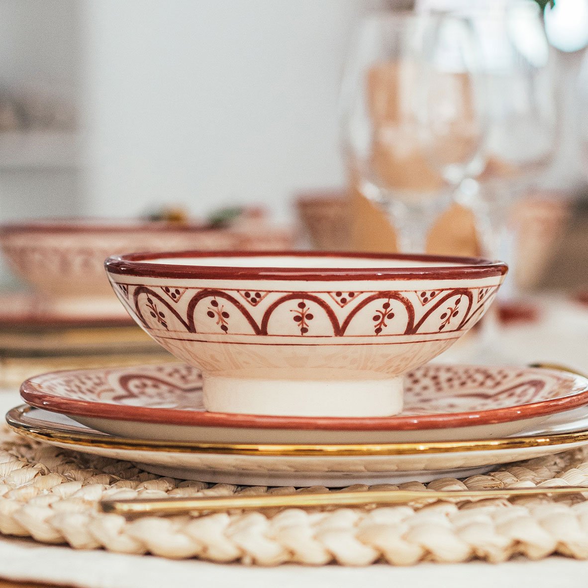 Bowl Grande / Ensaladera de Cerámica Terracota - Colección Zagora