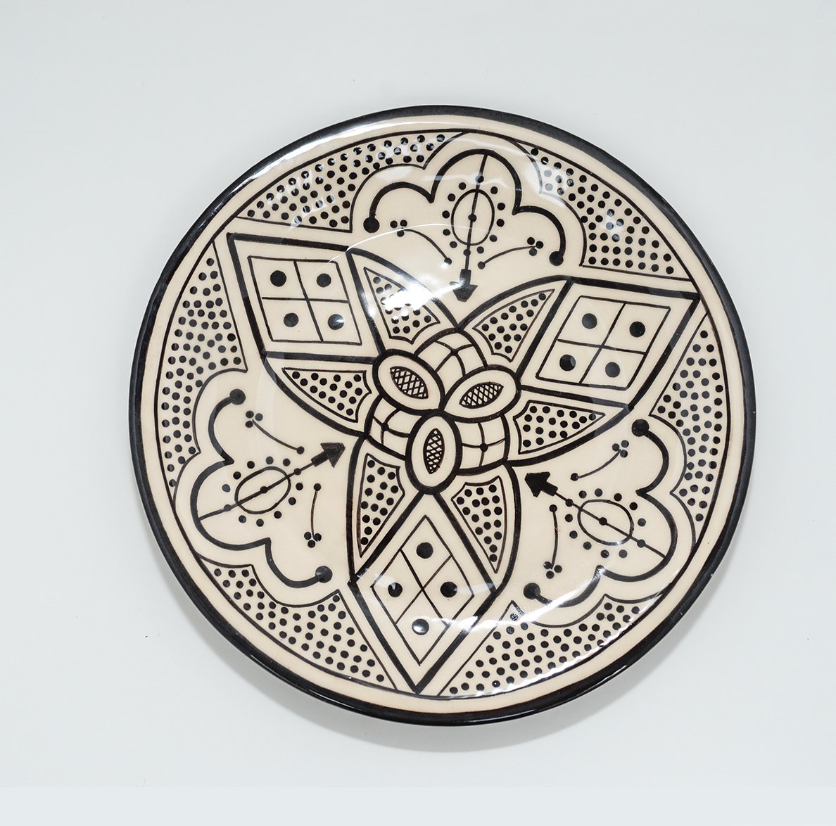 Plato Grande Negro - Colección Fez - Image 2