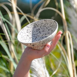 Bowl Grande / Ensaladera Granito Negro - Colección Meknes