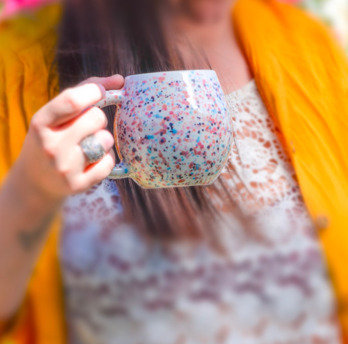 Taza Tanit Granito Multicolor - Colección Tetuán - Image 2