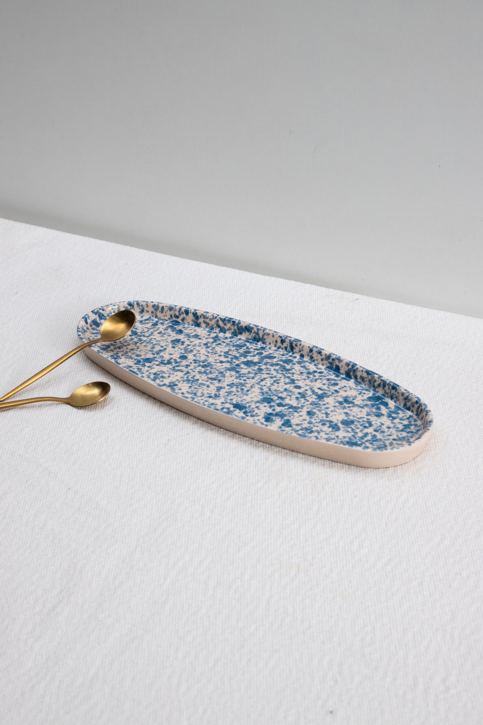 Bandeja Ovalada Granito Azul - Colección Granito Marrakech