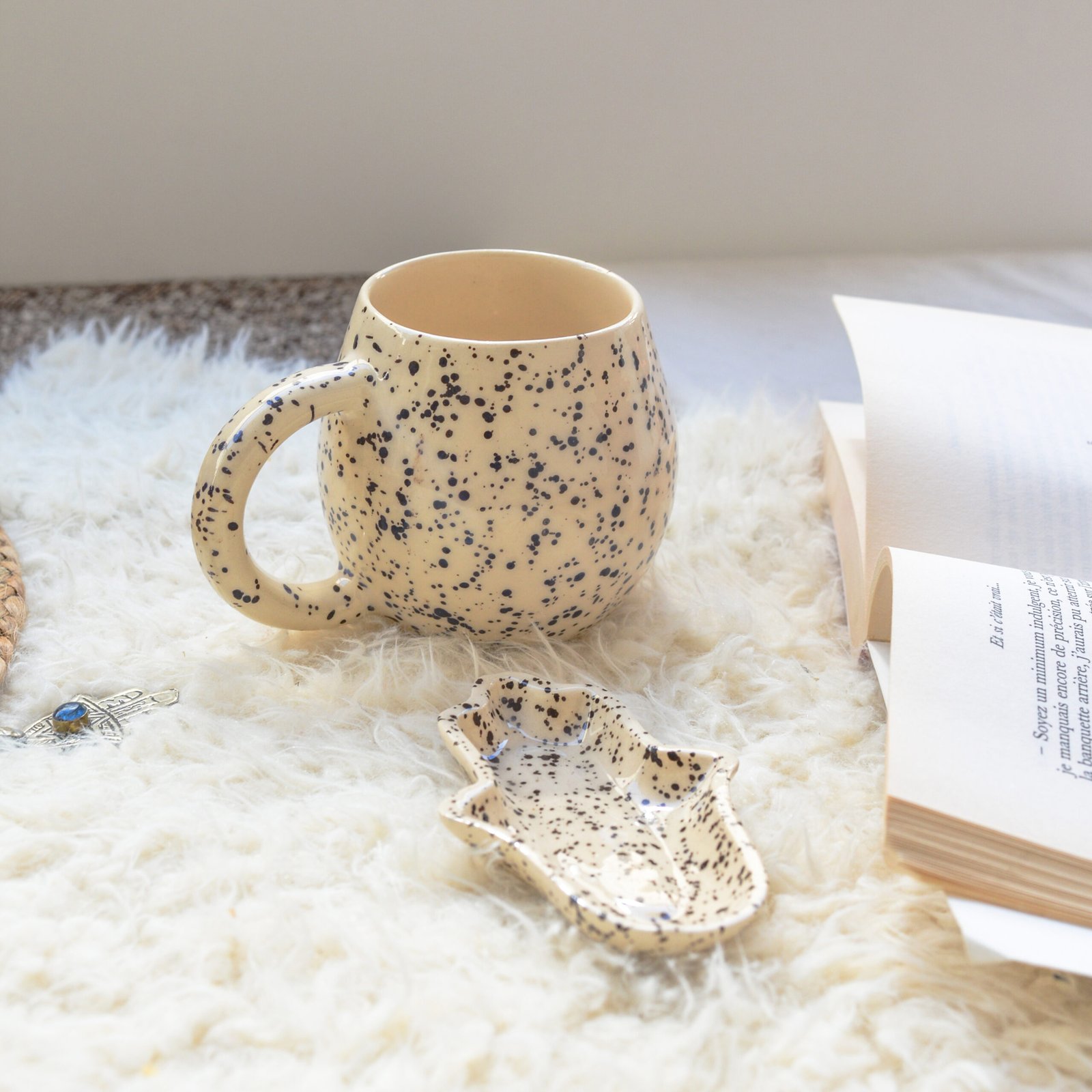 Taza Tanit Granito Negro - Colección Meknes - Image 2