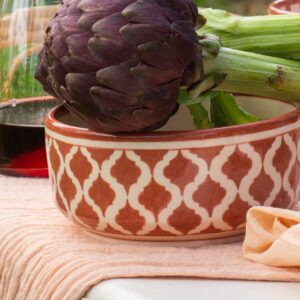 Ensaladera-Farolito-Marroaui-Terra.jpg Bowl Recto Grande / Ensaladera - Colección Zellig