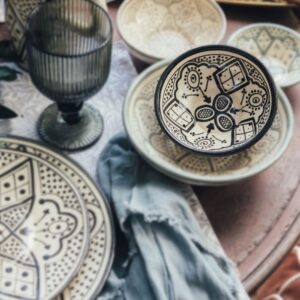 Bowl Mediano de Cerámica Negro - Colección Fez