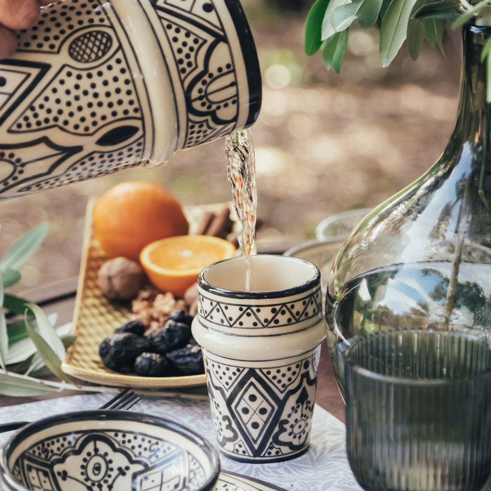 Taza / Vaso Negro - Colección Fez