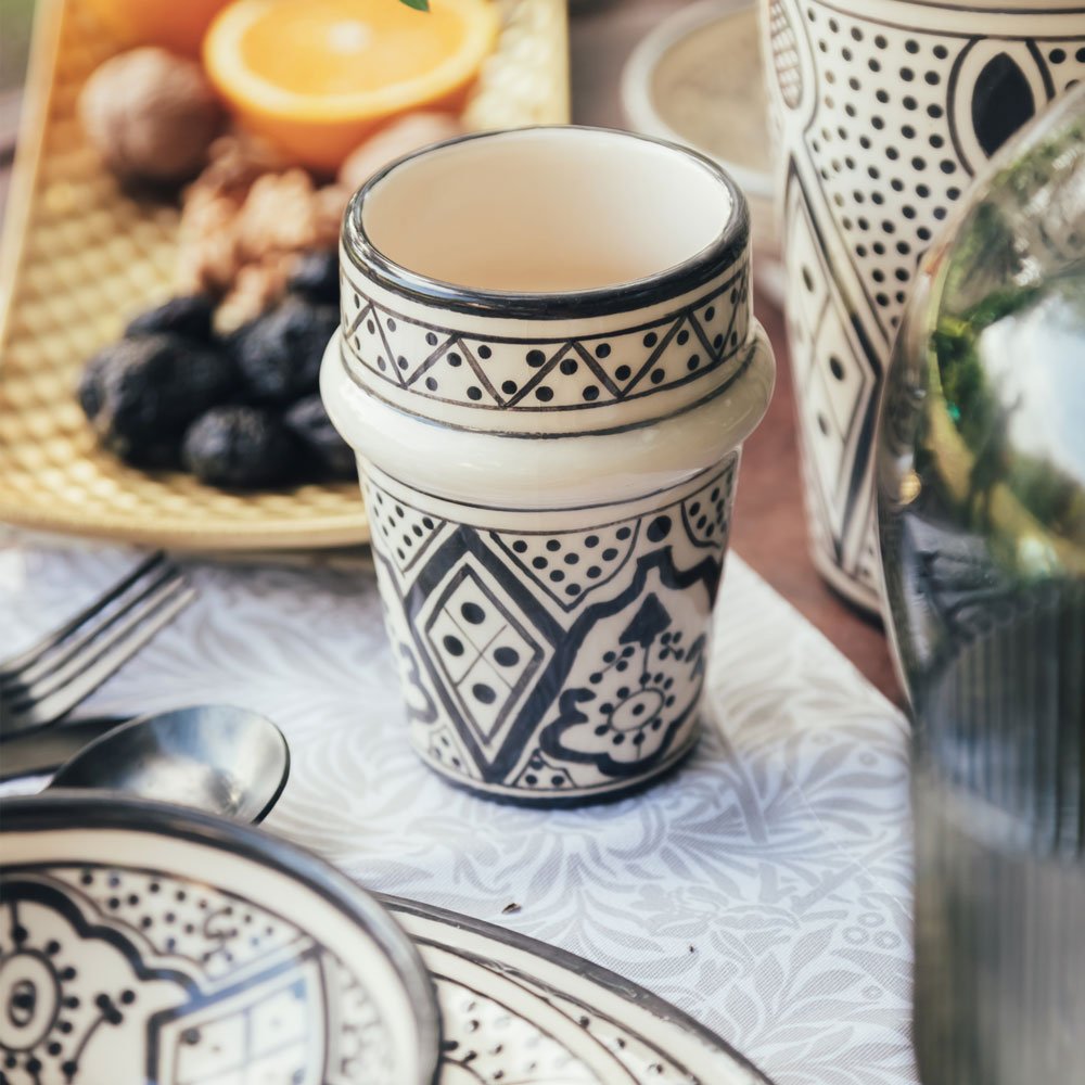 Taza / Vaso XL Negro - Colección Fez