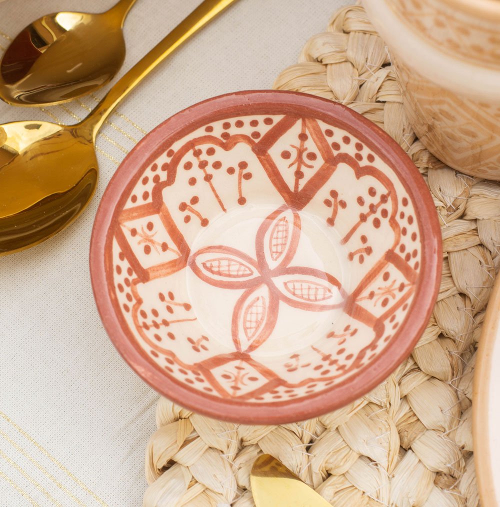 3 Mini Bowls de Cerámica Terracota - Colección Zagora
