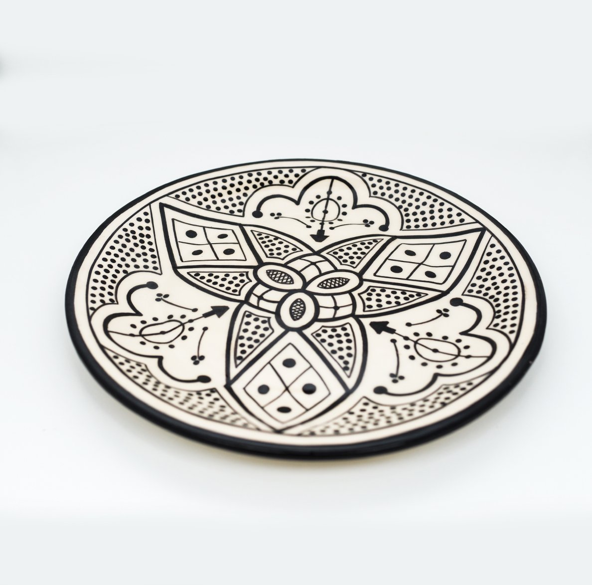 Plato Grande Negro - Colección Fez - Image 3