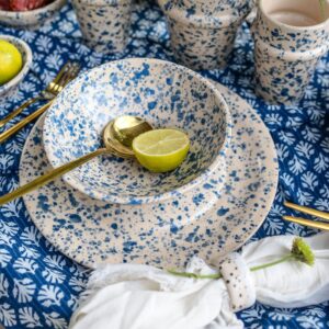 Plato Grande Granito Azul - Colección Granito Marrakech