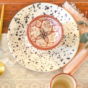 Plato Grande Granito Negro - Colección Meknes