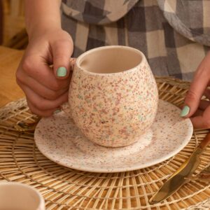 Plato Mediano Granito Multicolor - Colección Tetuán