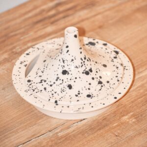 Porta Espiral Granito Negro