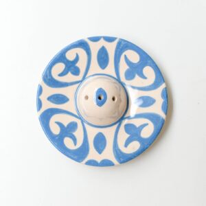 Porta Sahumerio Aziz Azul