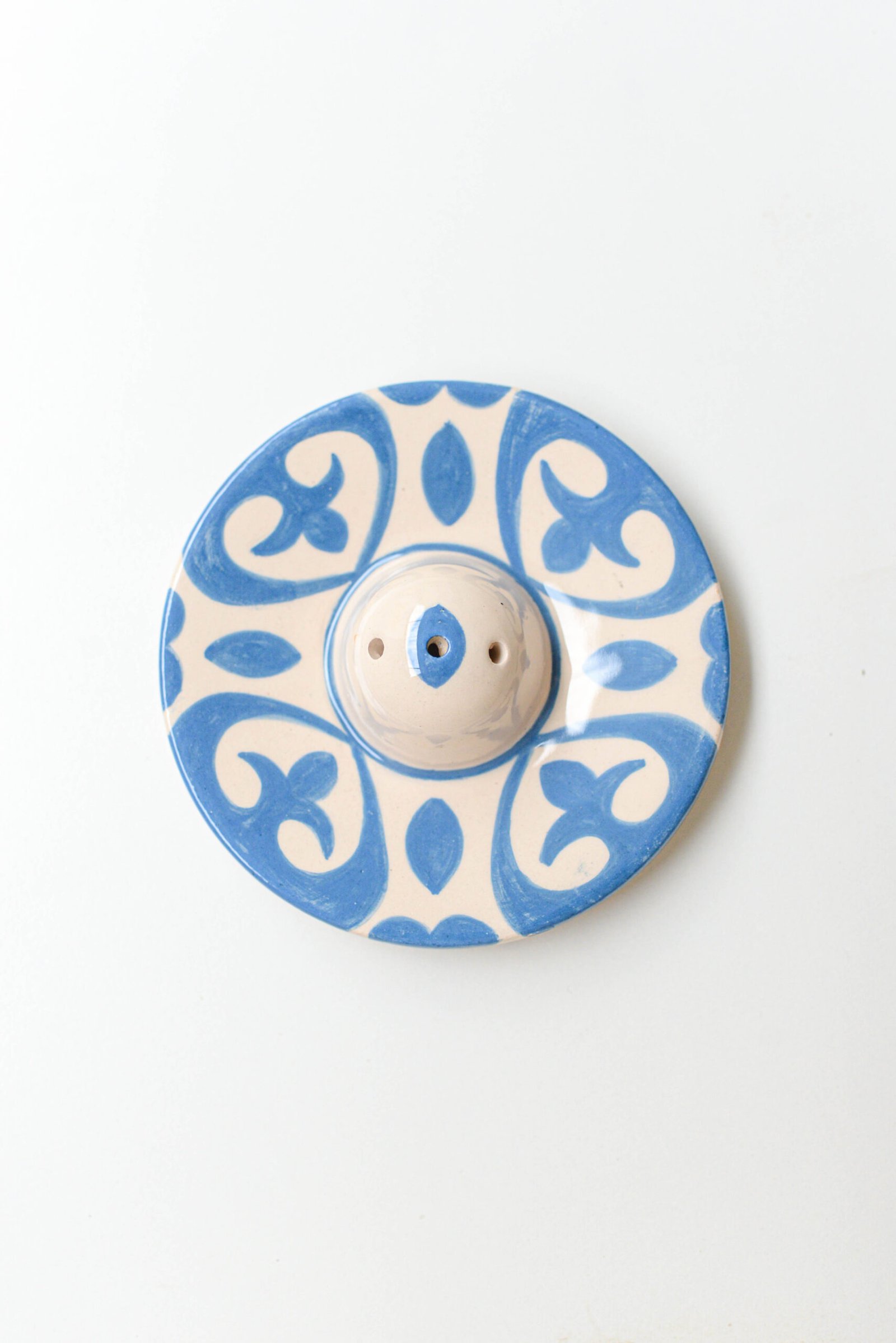 Porta Sahumerio Aziz Azul