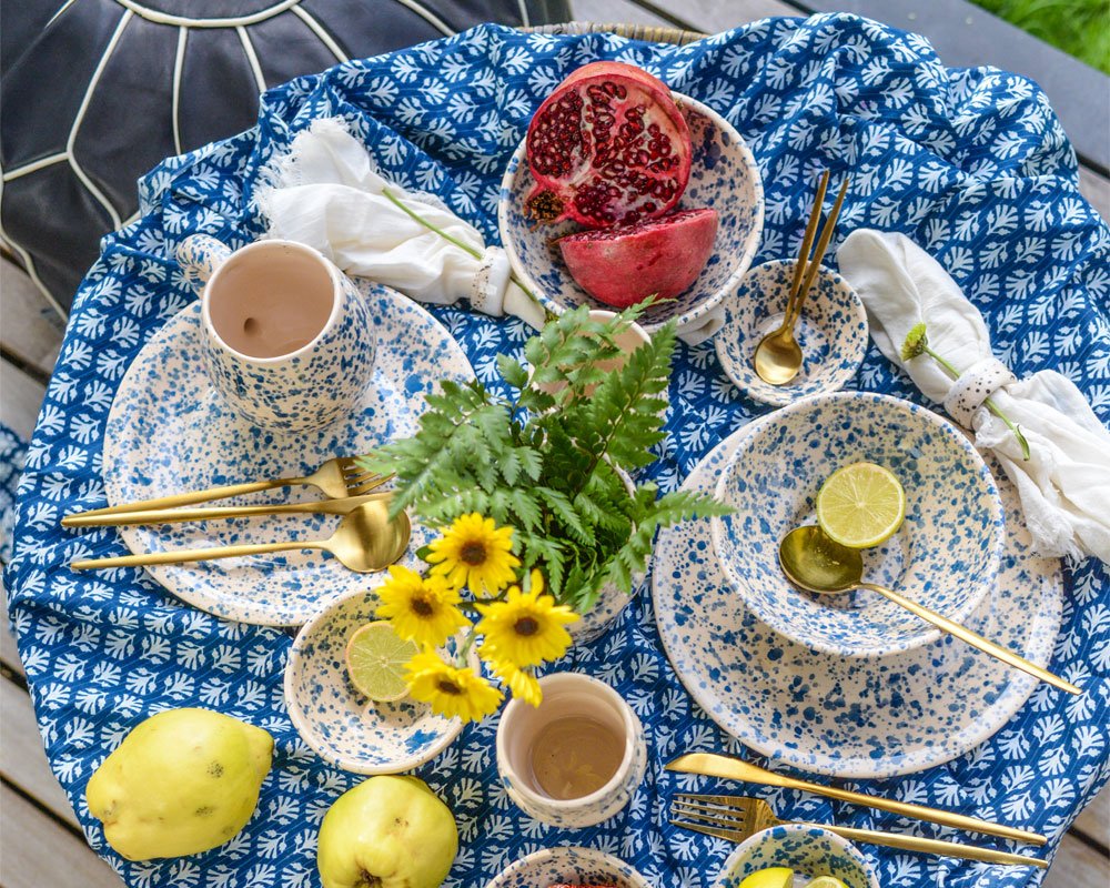 Plato Mediano Granito Azul- Colección Granito Marrakech - Image 2