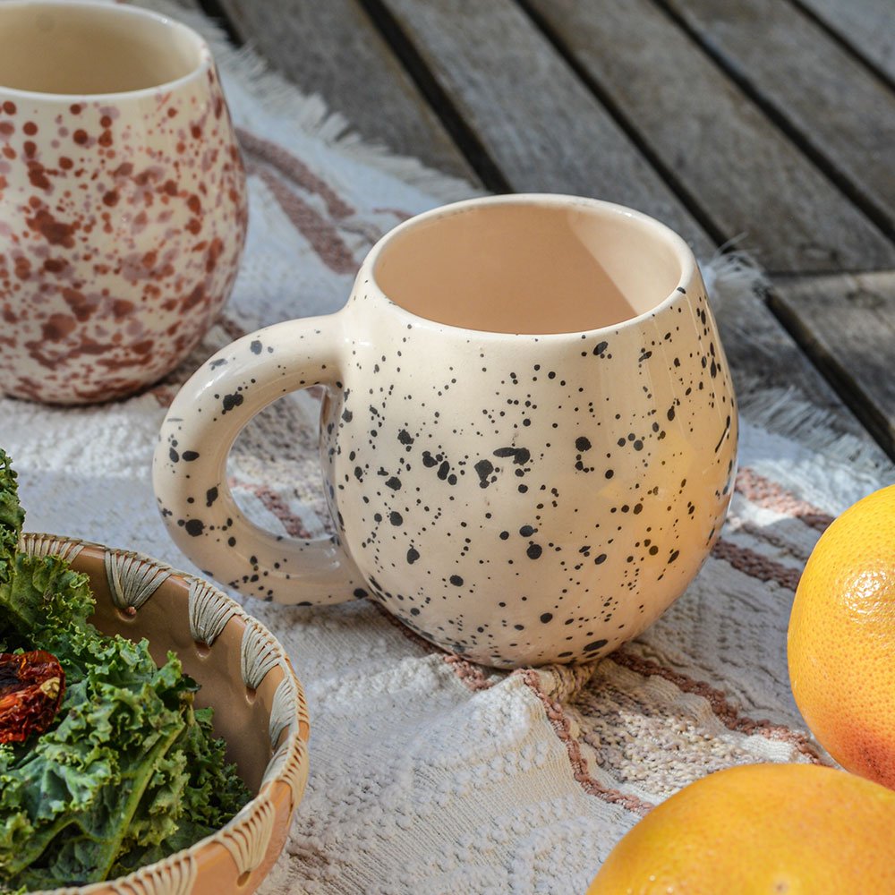 Taza Tanit Granito Negro - Colección Meknes