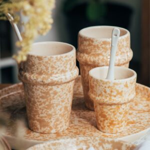 Taza / Vaso XL Granito Arena - Colección Granito Sahara