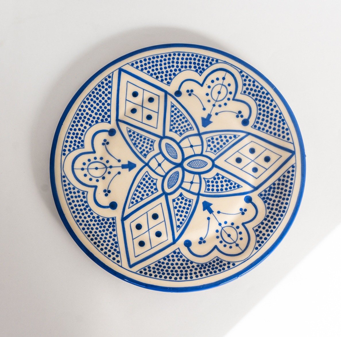 Plato Grande Azul - Colección Marrakech - Image 3