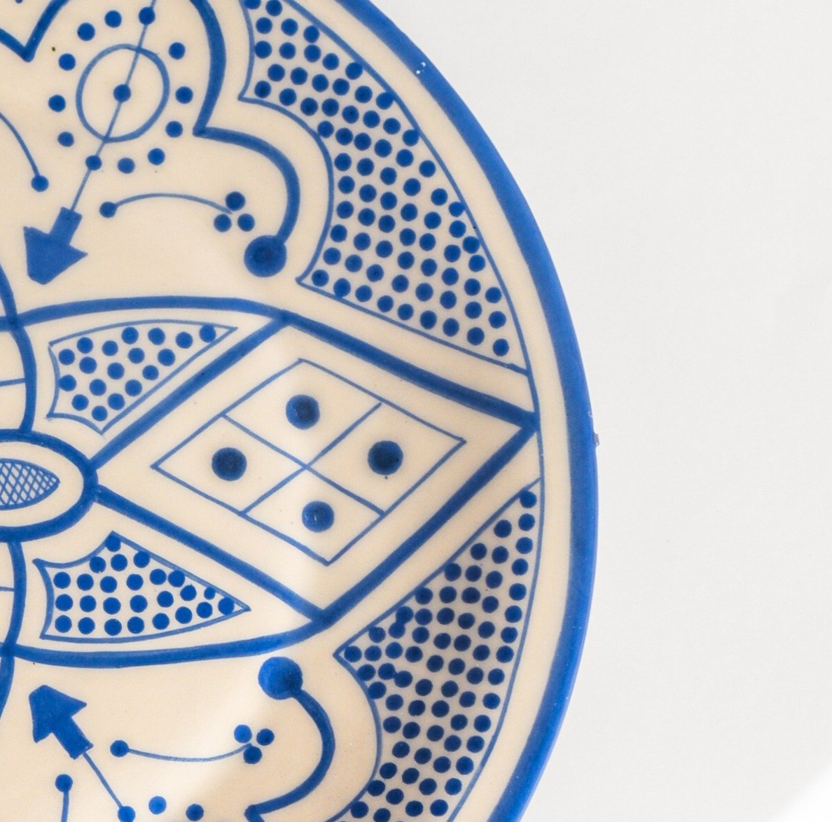 Plato Grande Azul - Colección Marrakech - Image 2