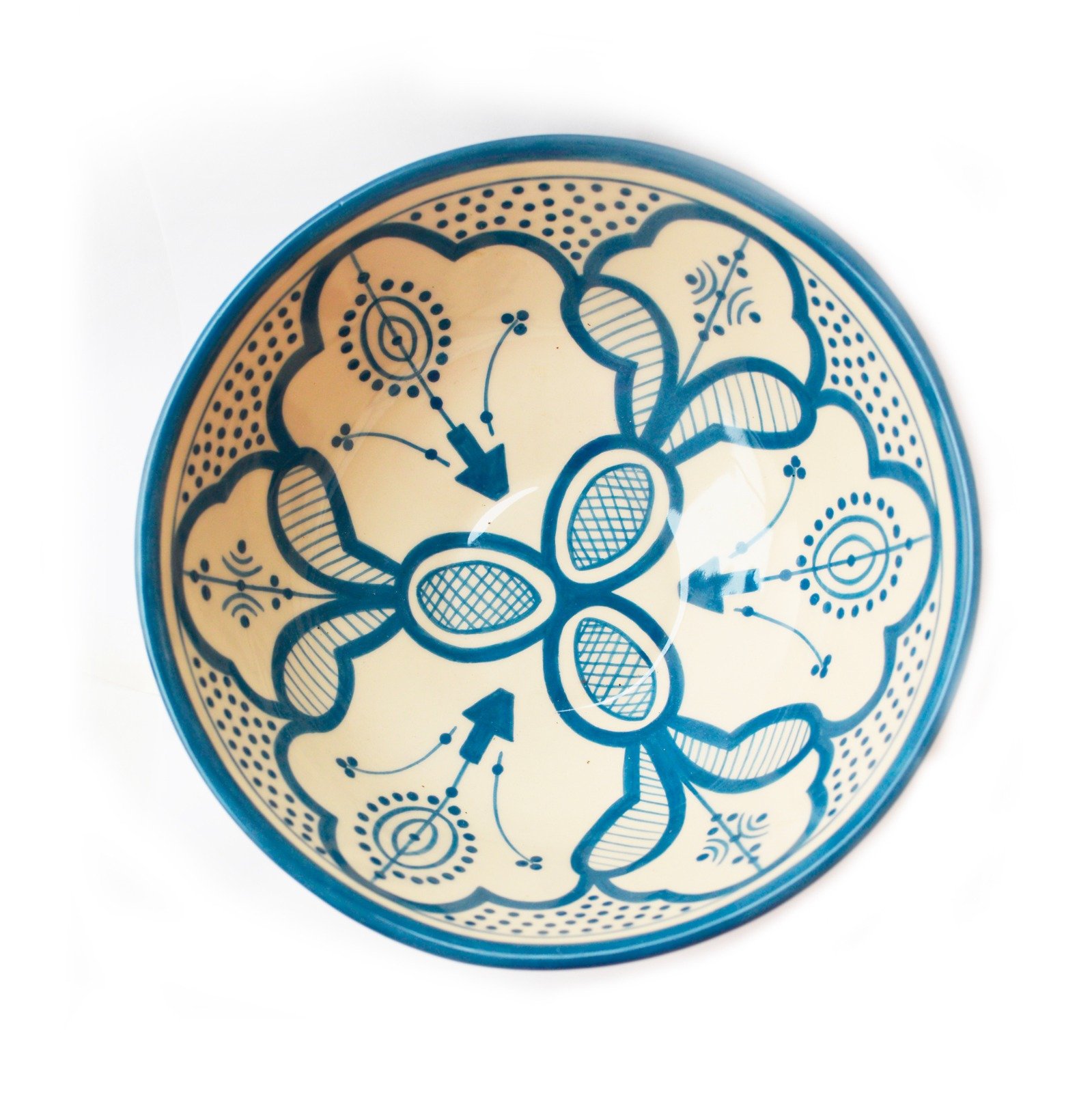 Ensaladera XXL de Cerámica Azul Cobalto - Colección Marrakech - Image 4