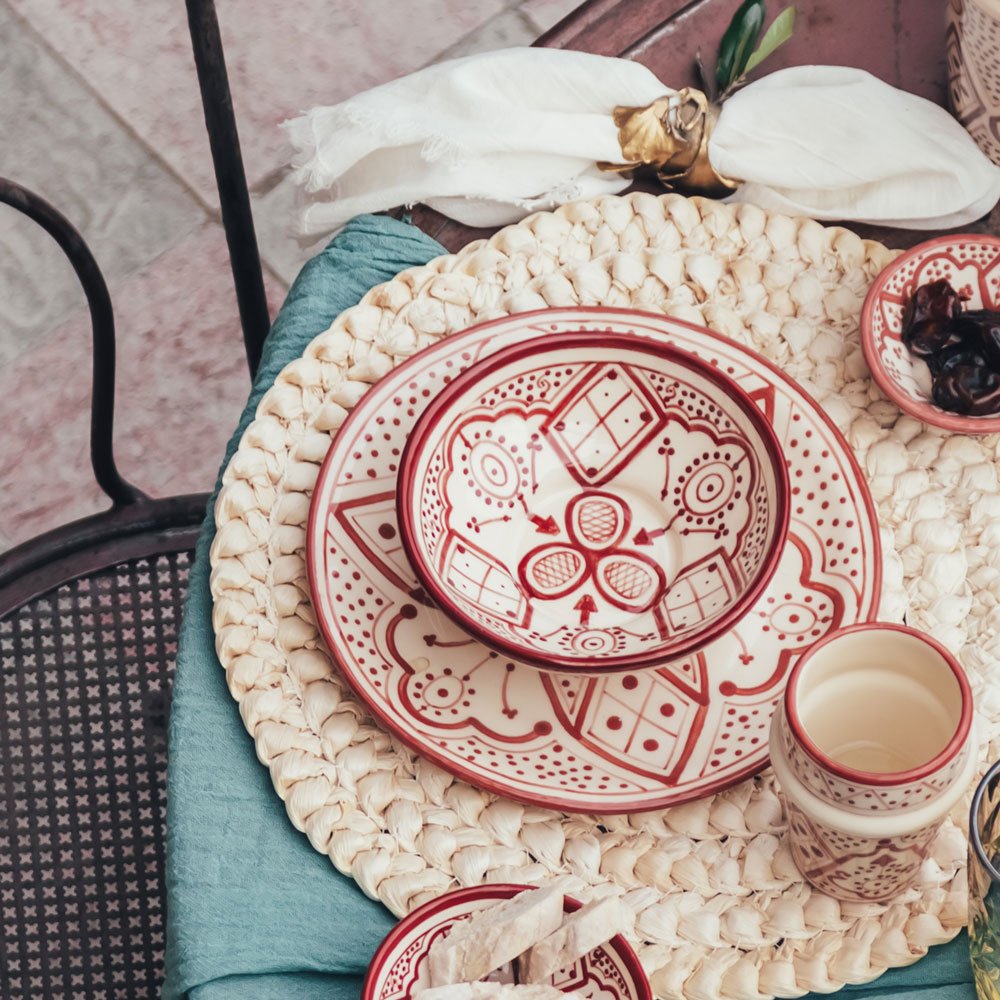 Plato Mediano Terracota - Colección Zagora