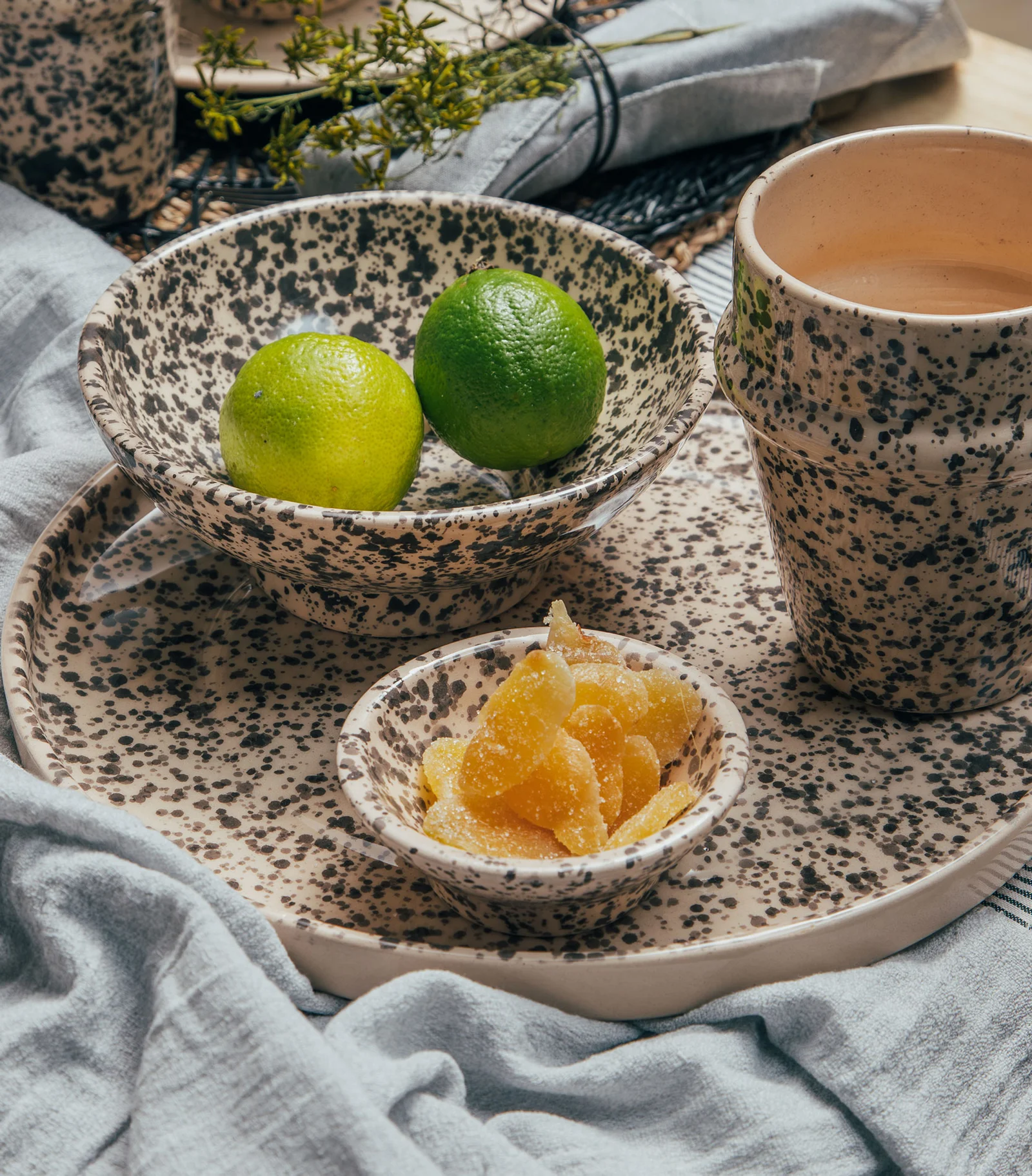 Plato XL Granito Negro – Colección Meknes - Image 2