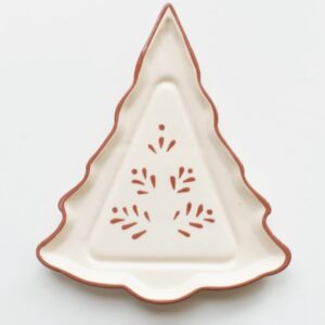 Plato Arbolito Rojo - Colección Navidad 2025