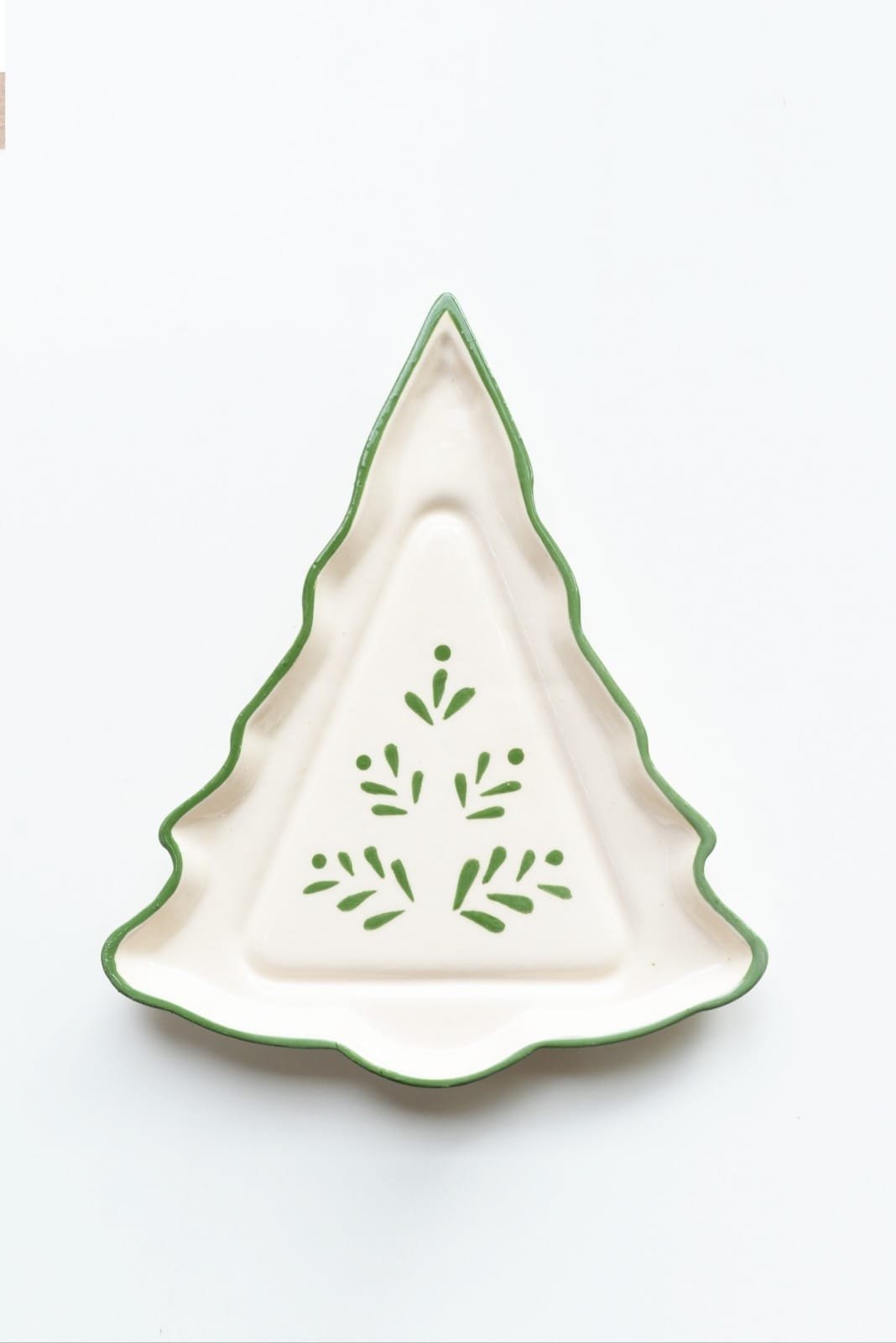 Plato Arbolito Verde - Colección Navidad 2025