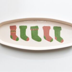 Ovalada-Calcetines.jpg Bandeja Ovalada Calcetines - Colección Navidad 2025