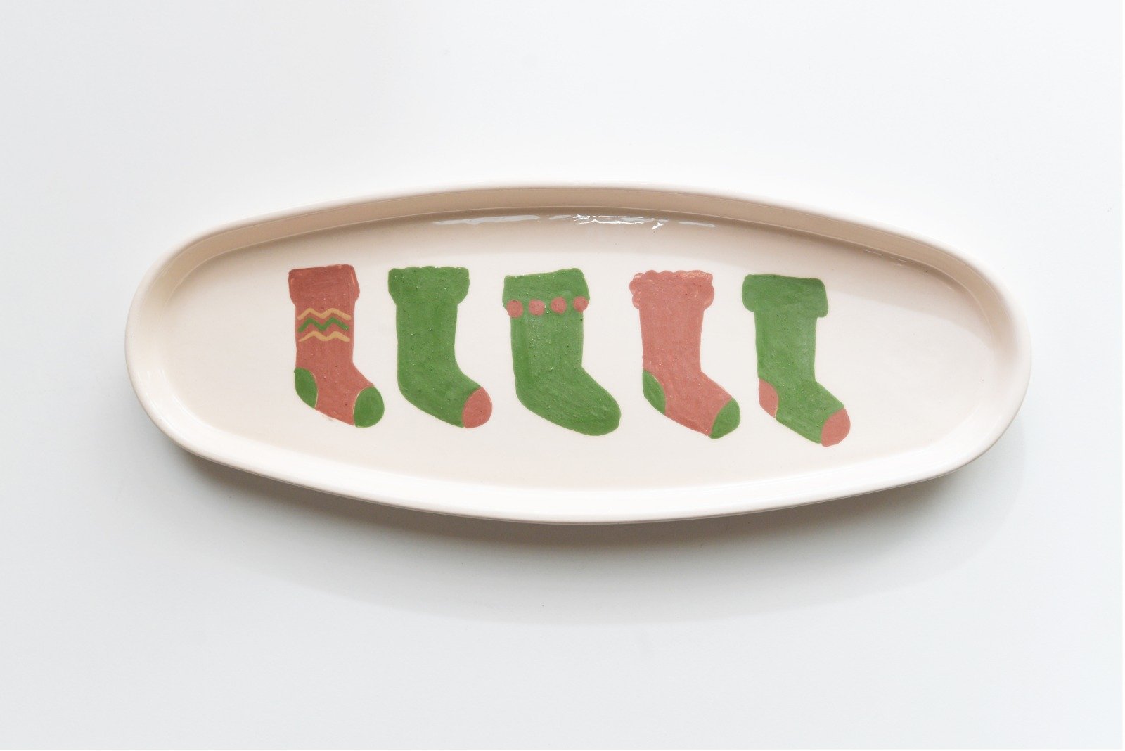 Bandeja Ovalada Calcetines - Colección Navidad 2025