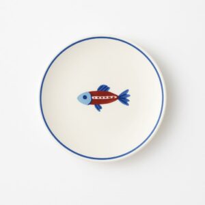 Plato Mediano Pez Rojo - Colección Mare