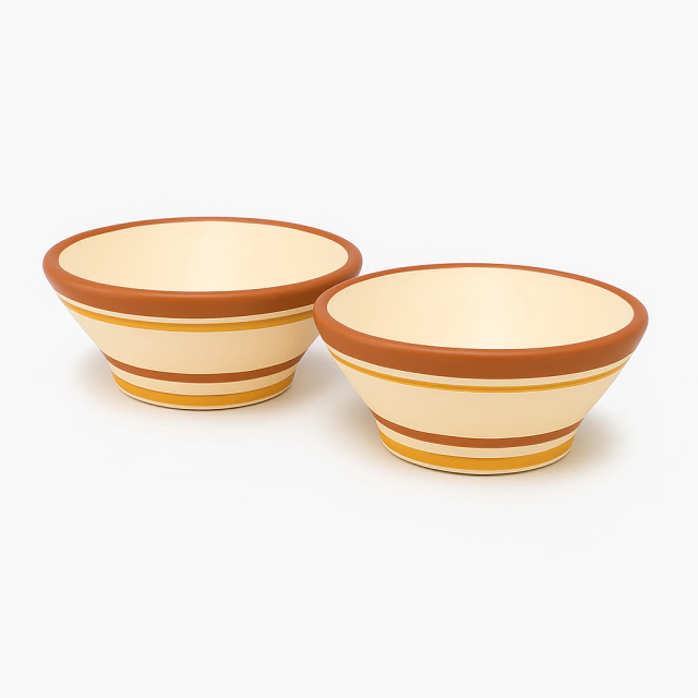 Mini Bowl Ocre y Terracota - Colección Mare